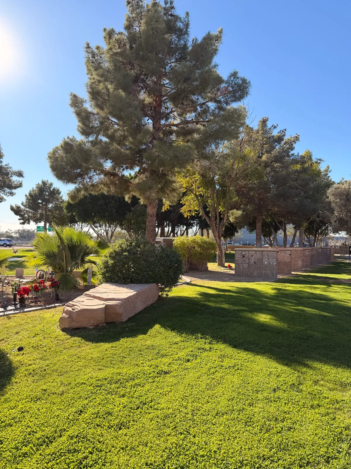 Arrowhead Memorial Gardens grounds